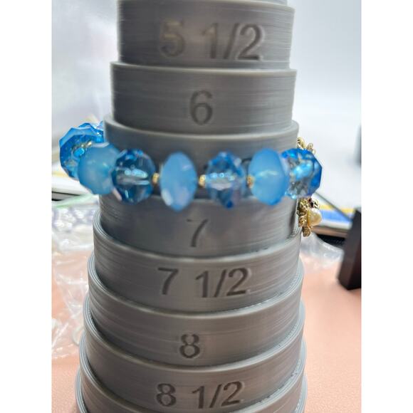 Betsey Johnson Nautical Under the Sea Ocean Charm Half Stretch Bead Bracelet - Picture 7 of 7